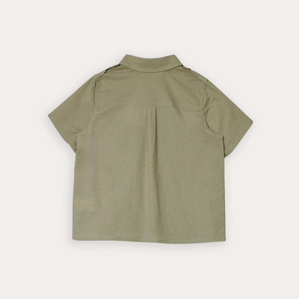 Camisa M/C Crema