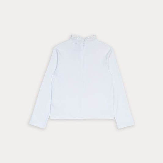 Camiseta Cuello Tortuga Blanco