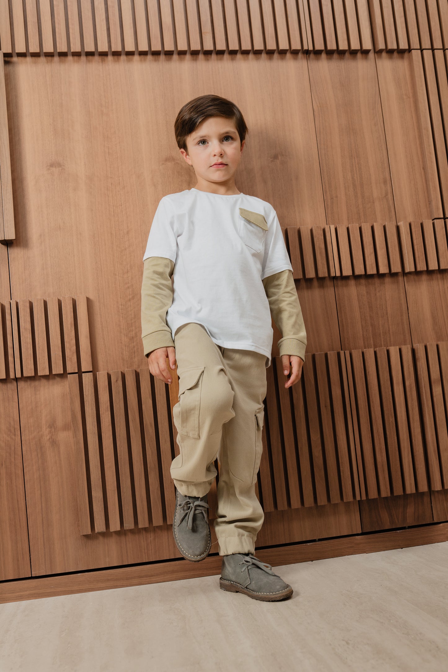 Pantalon Cargo Verde