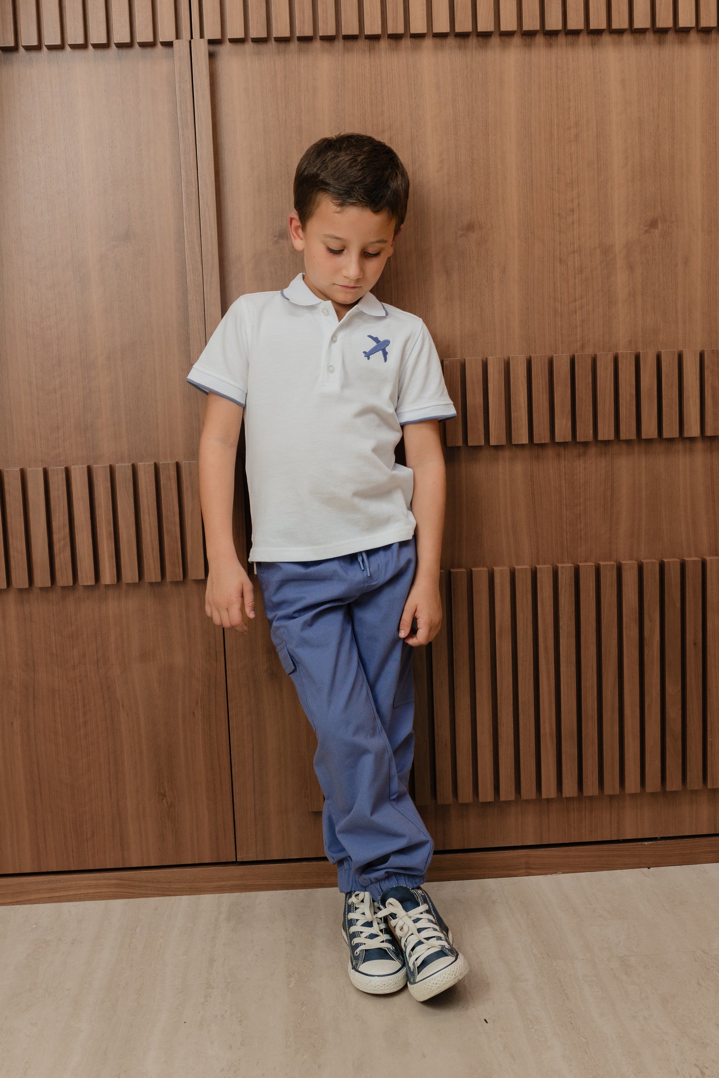 Pantalón Cargo Azul