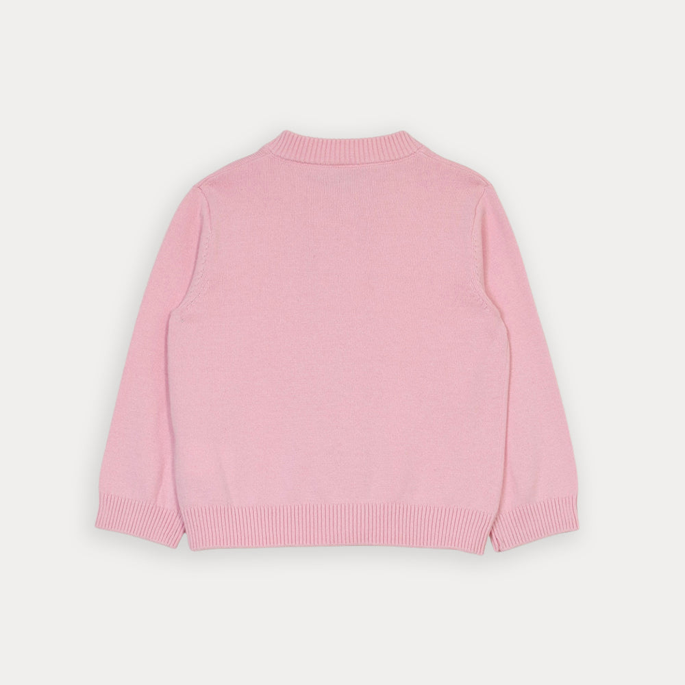 Sweater Cardigan Rosado