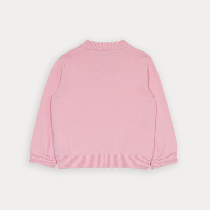 Sweater Cardigan Rosado