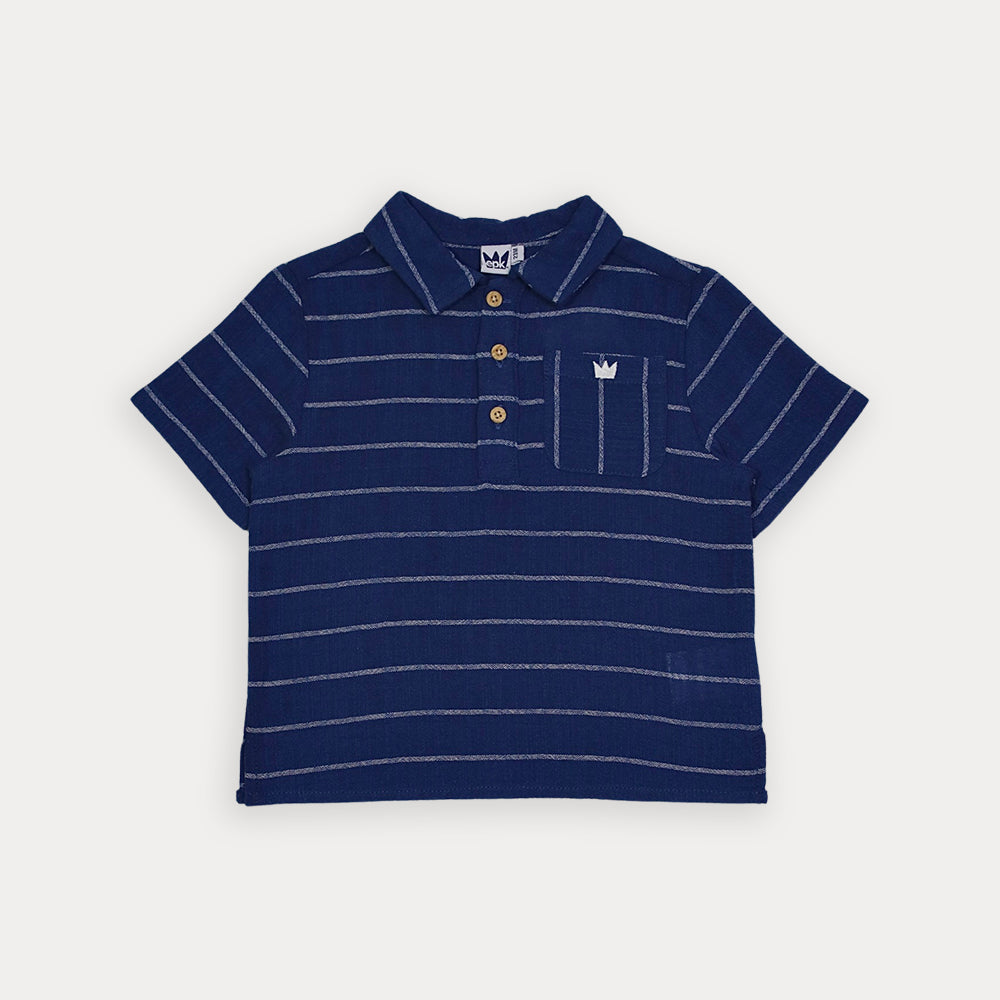 Camisa M/C Azul