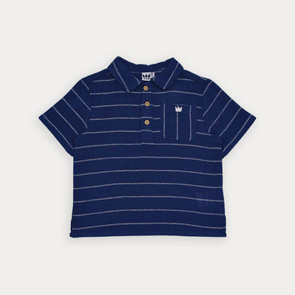 Camisa M/C Azul