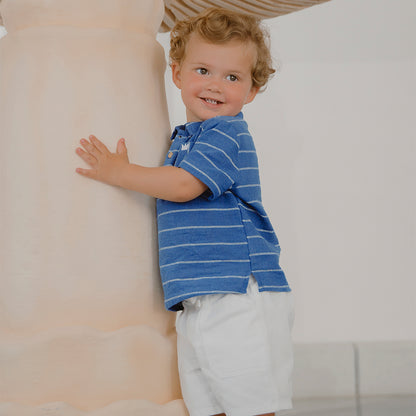 Camisa M/C Azul