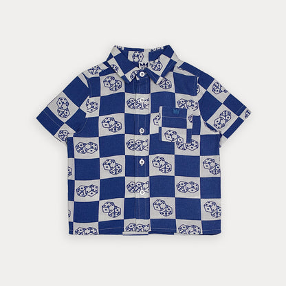 Camisa M/C Azul