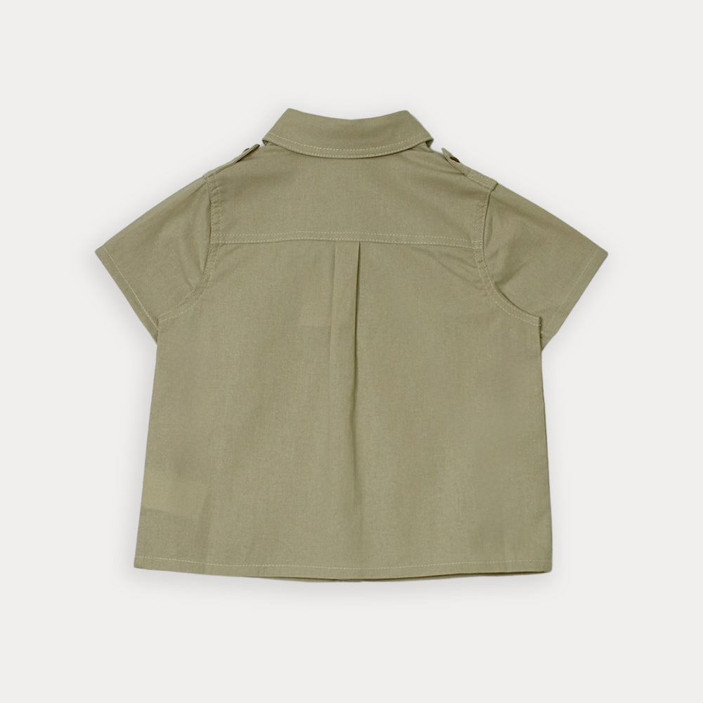 Camisa M/C Crema