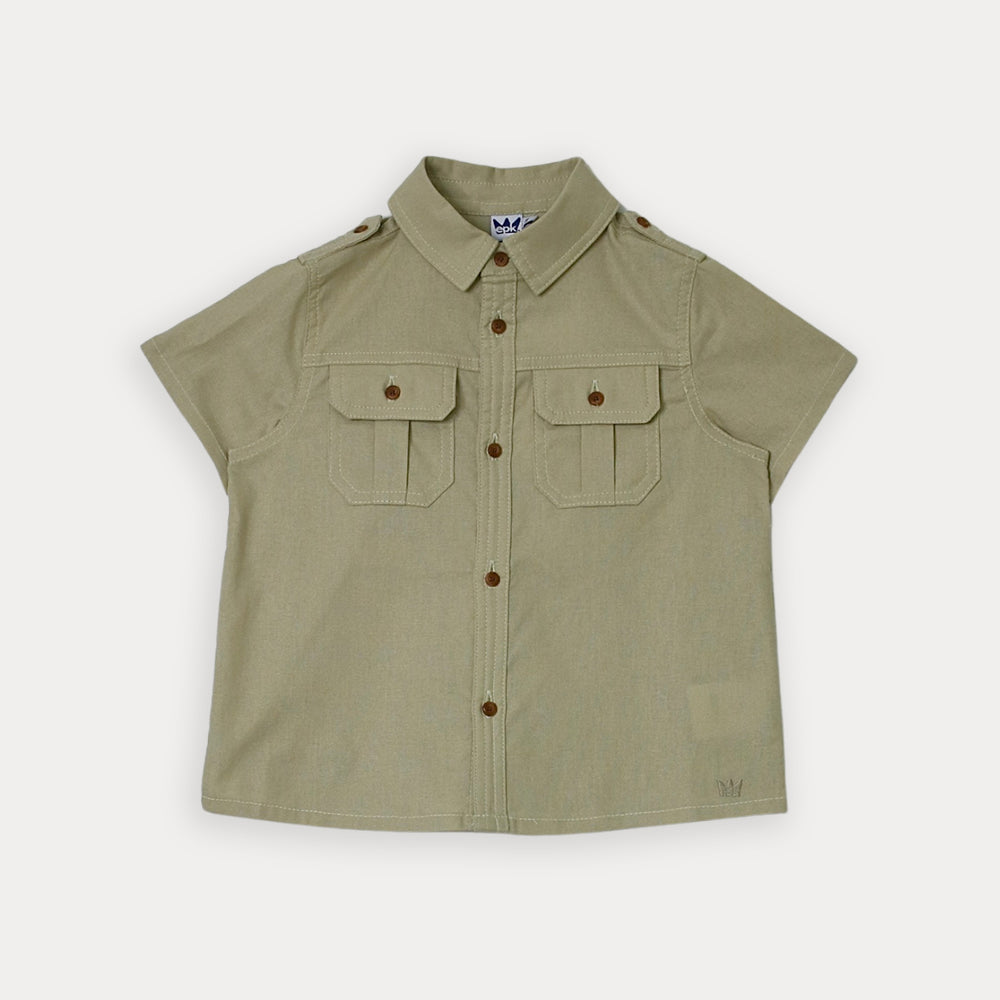 Camisa M/C Crema