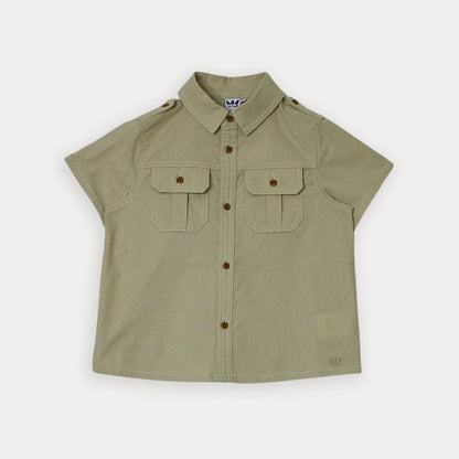 Camisa M/C Crema