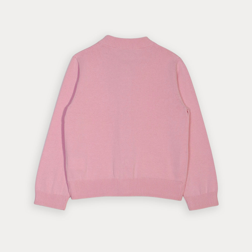 Sweater Cardigan Rosado