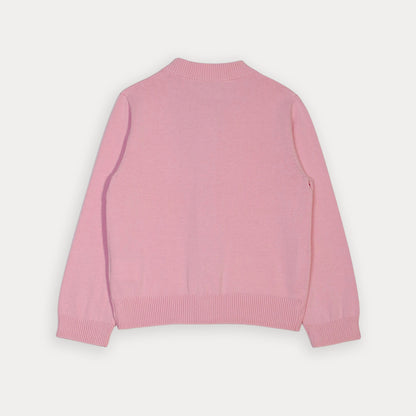Sweater Cardigan Rosado