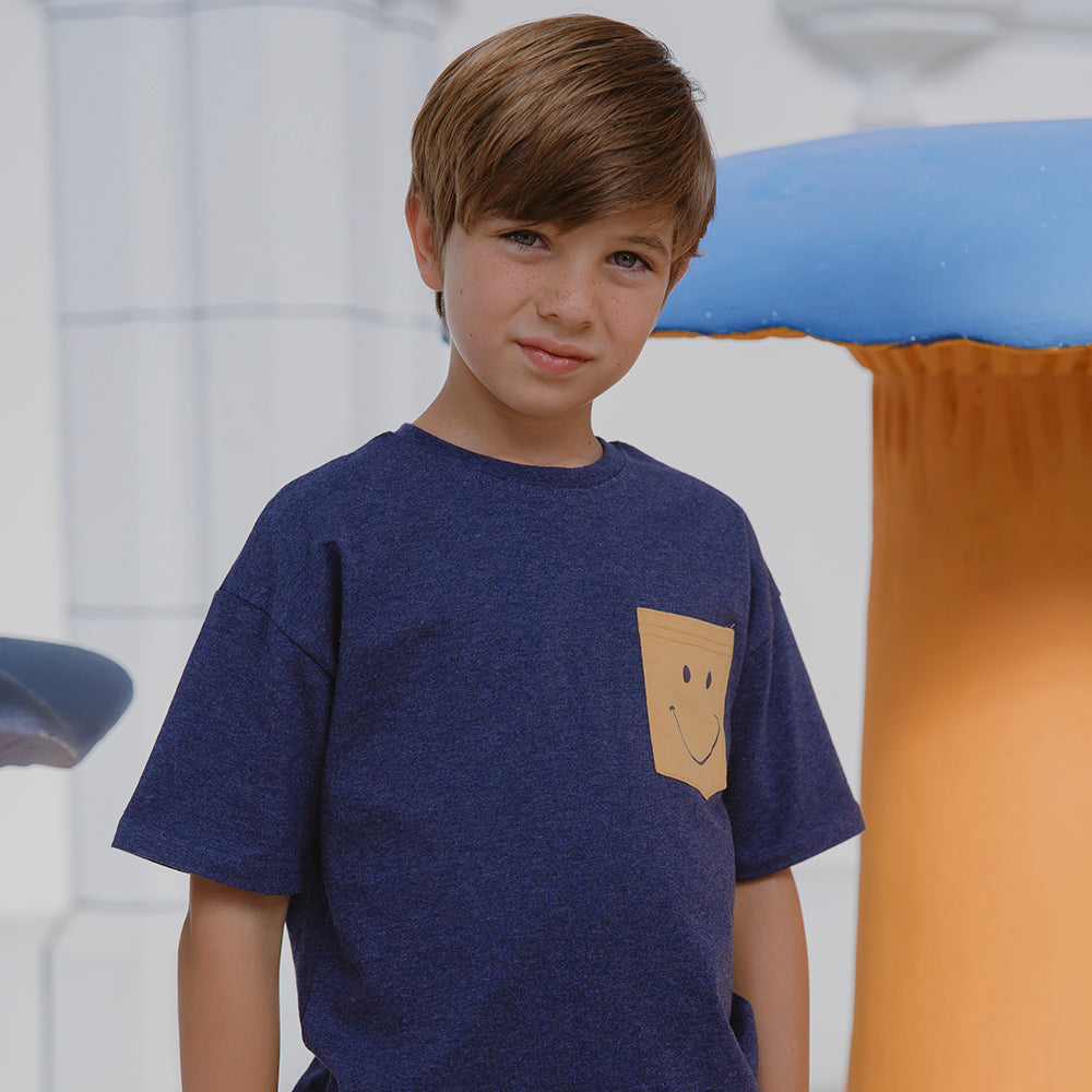 Camiseta M/C Azul