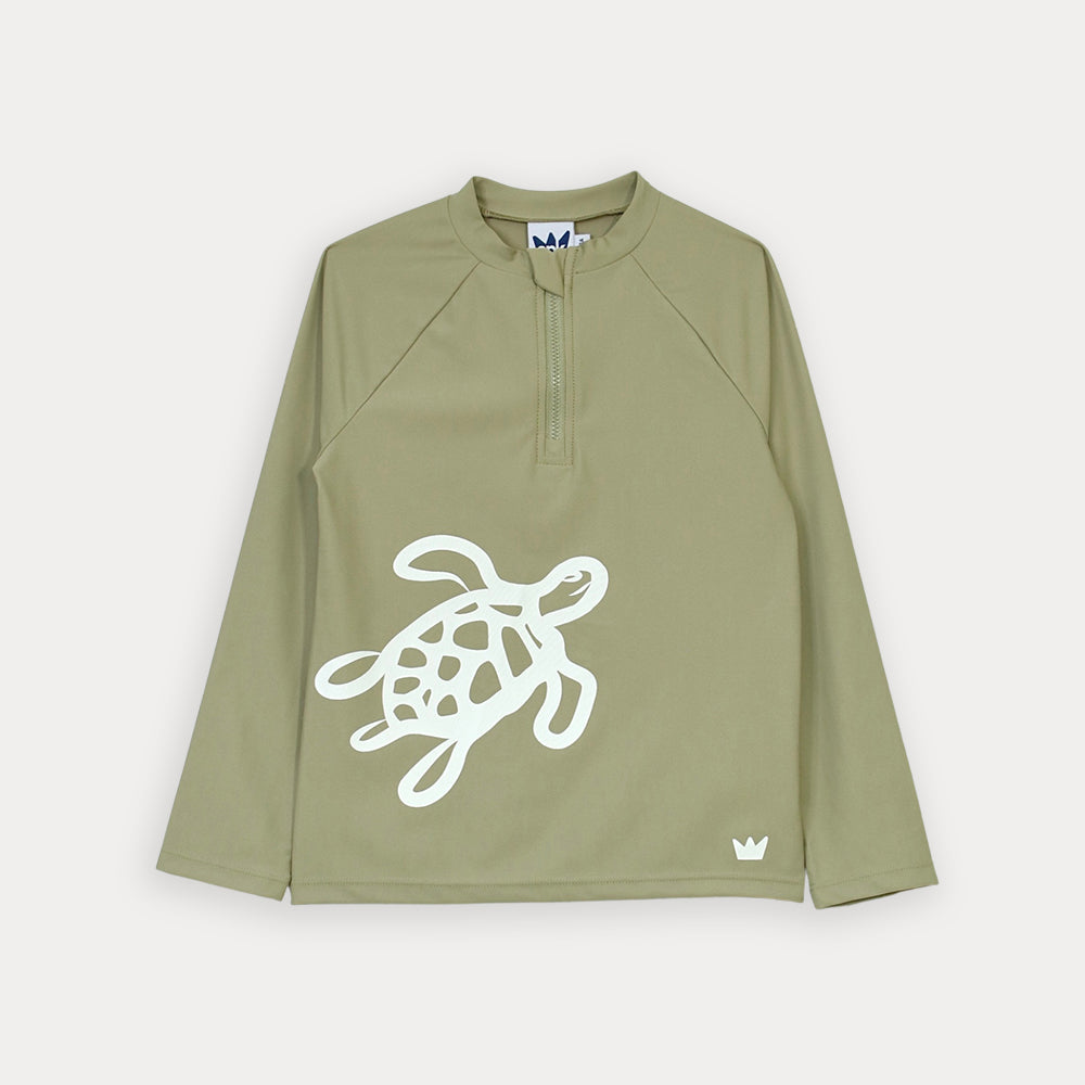 Camiseta de Agua Verde Oscuro