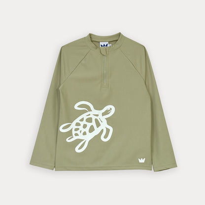 Camiseta de Agua Verde Oscuro