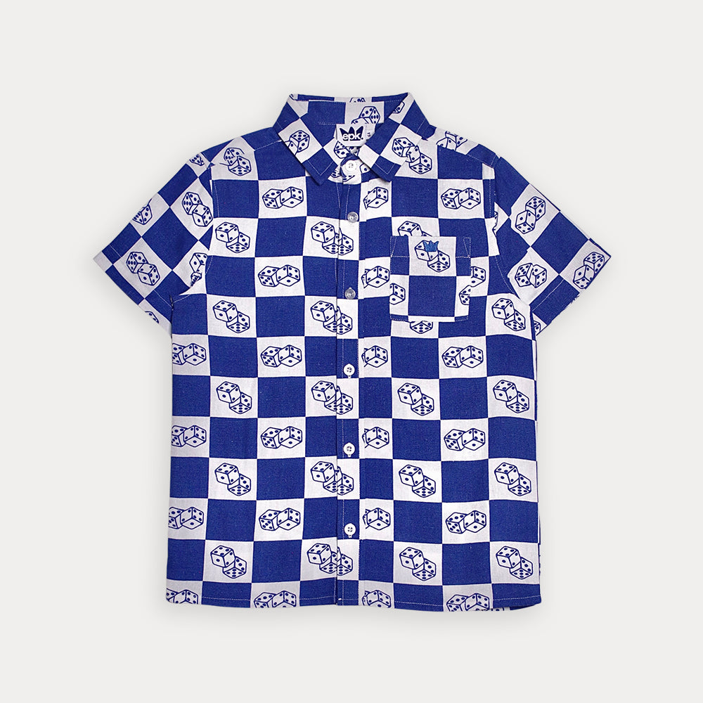 Camisa M/C Azul