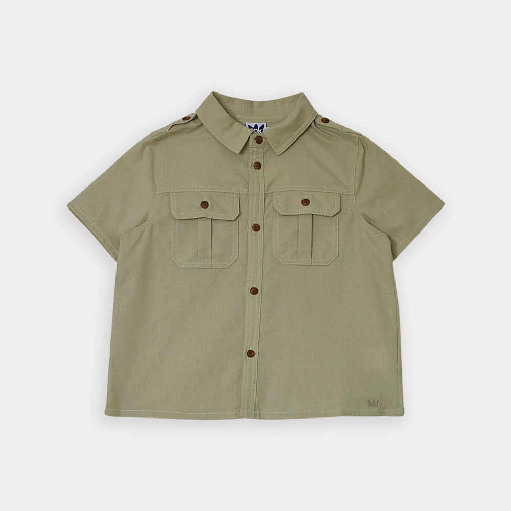 Camisa M/C Crema