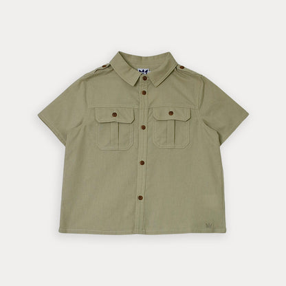 Camisa M/C Crema