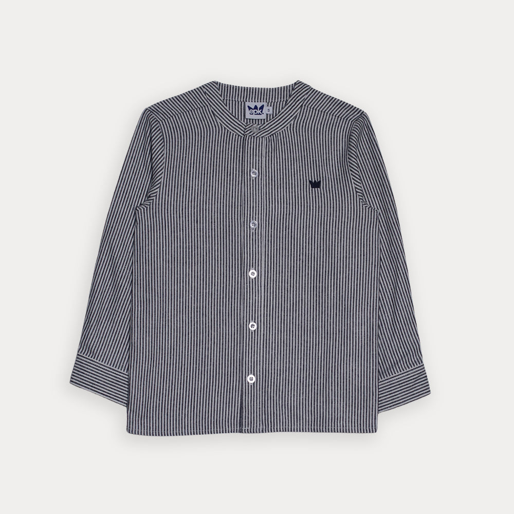 Camisa M/L Azul