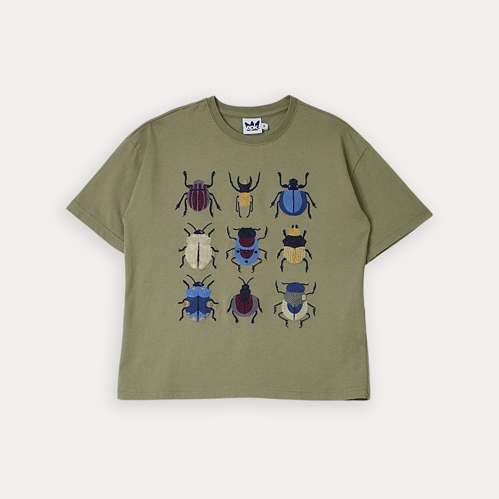 Camiseta M/C Verde Oscuro