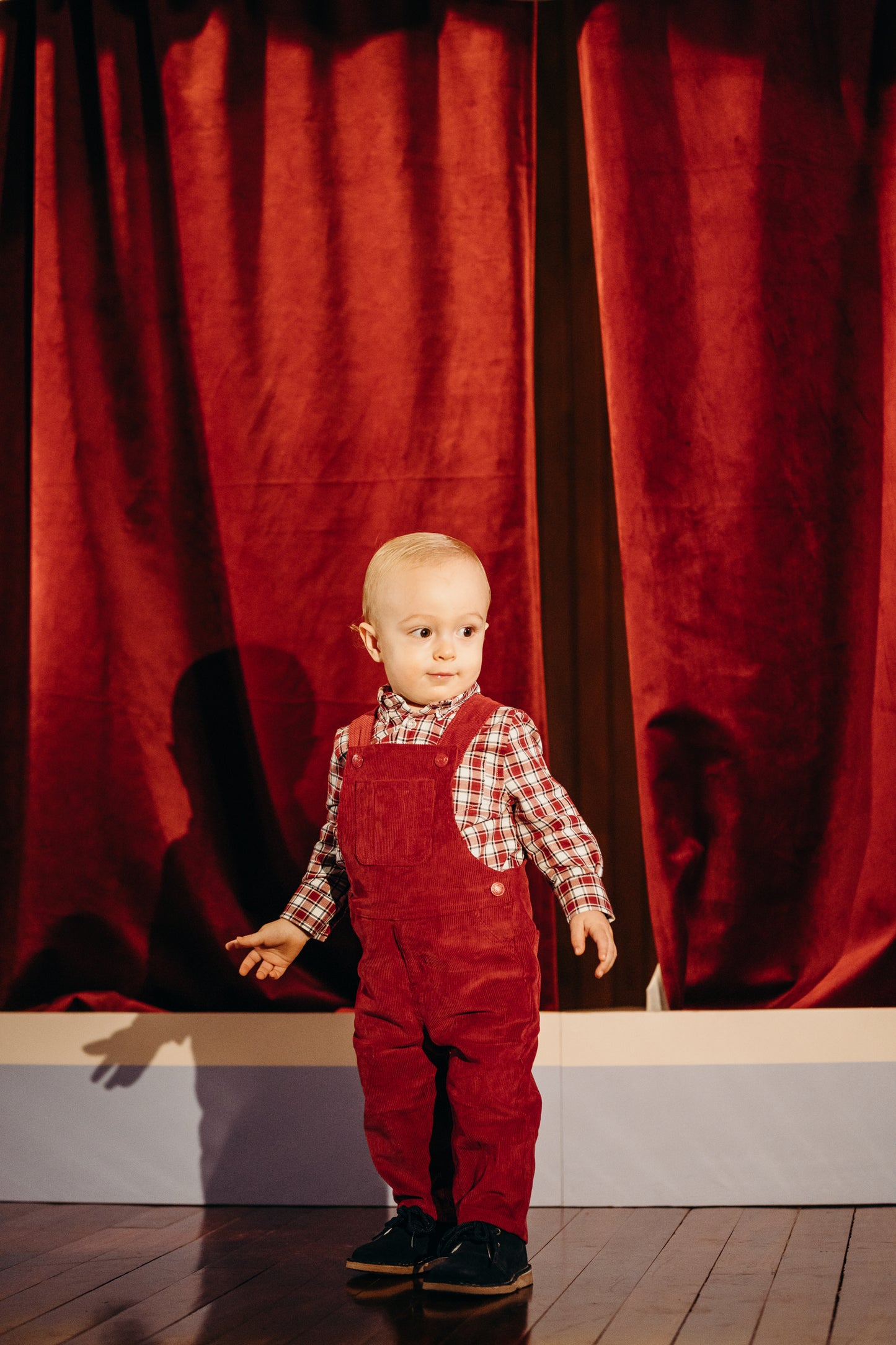 Camisa M/L Rojo Navidad