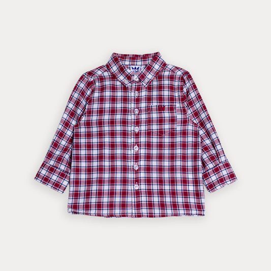 Camisa M/L Rojo Navidad