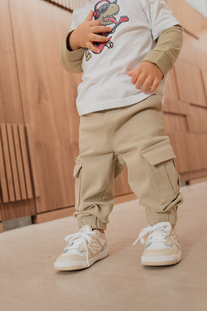 Pantalon Cargo Verde