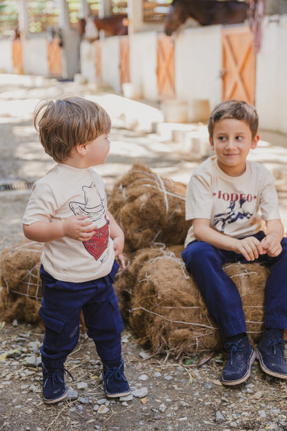 Pantalón Cargo Azul