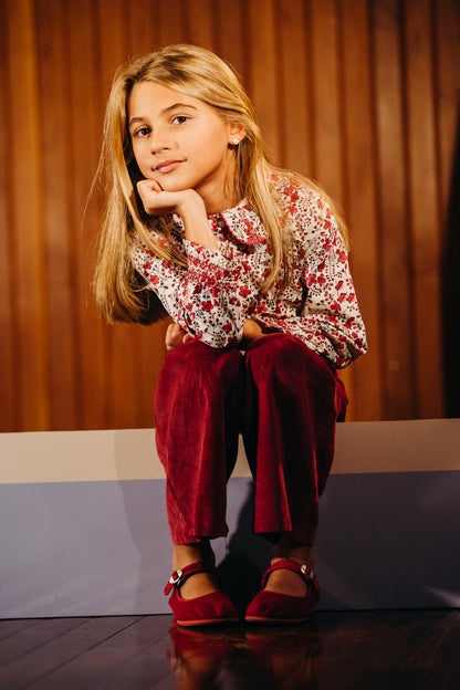 Blusa M/L Rojo Navidad