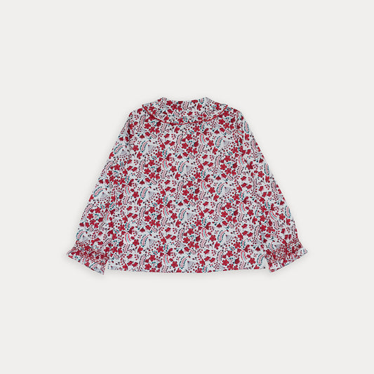 Blusa M/L Rojo Navidad