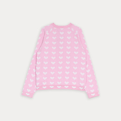 Sweater Cardigan Rosado