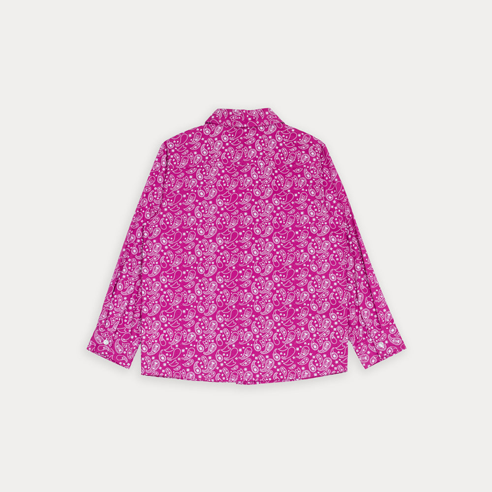 Blusa M/L Fucsia