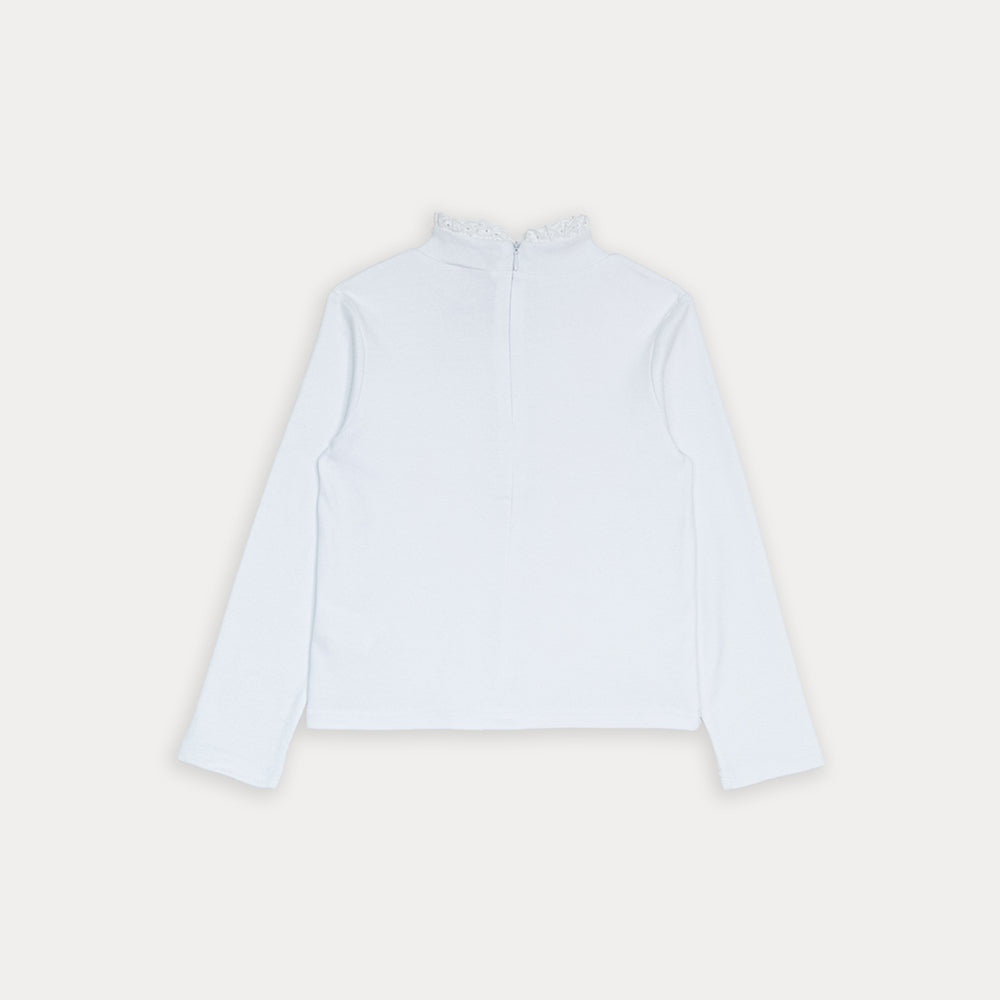 Camiseta Cuello Tortuga Blanco