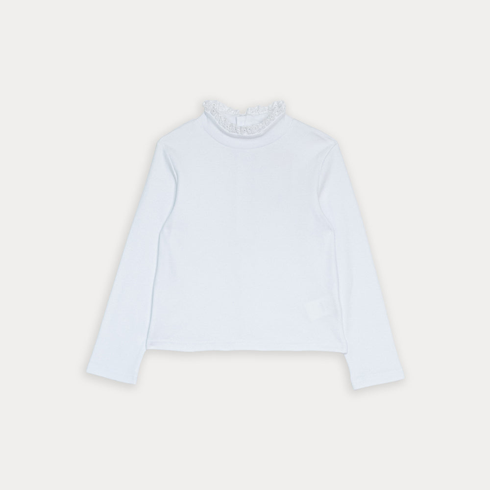 Camiseta Cuello Tortuga Blanco