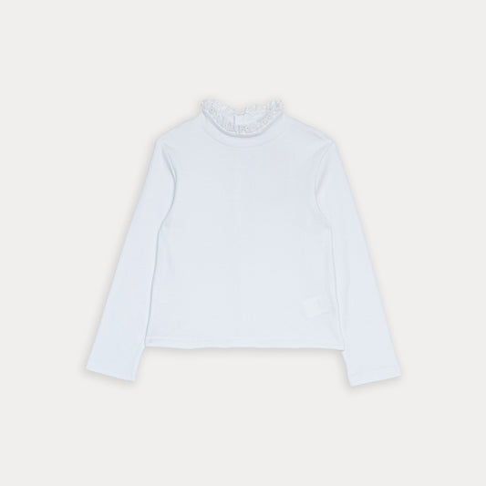 Camiseta Cuello Tortuga Blanco