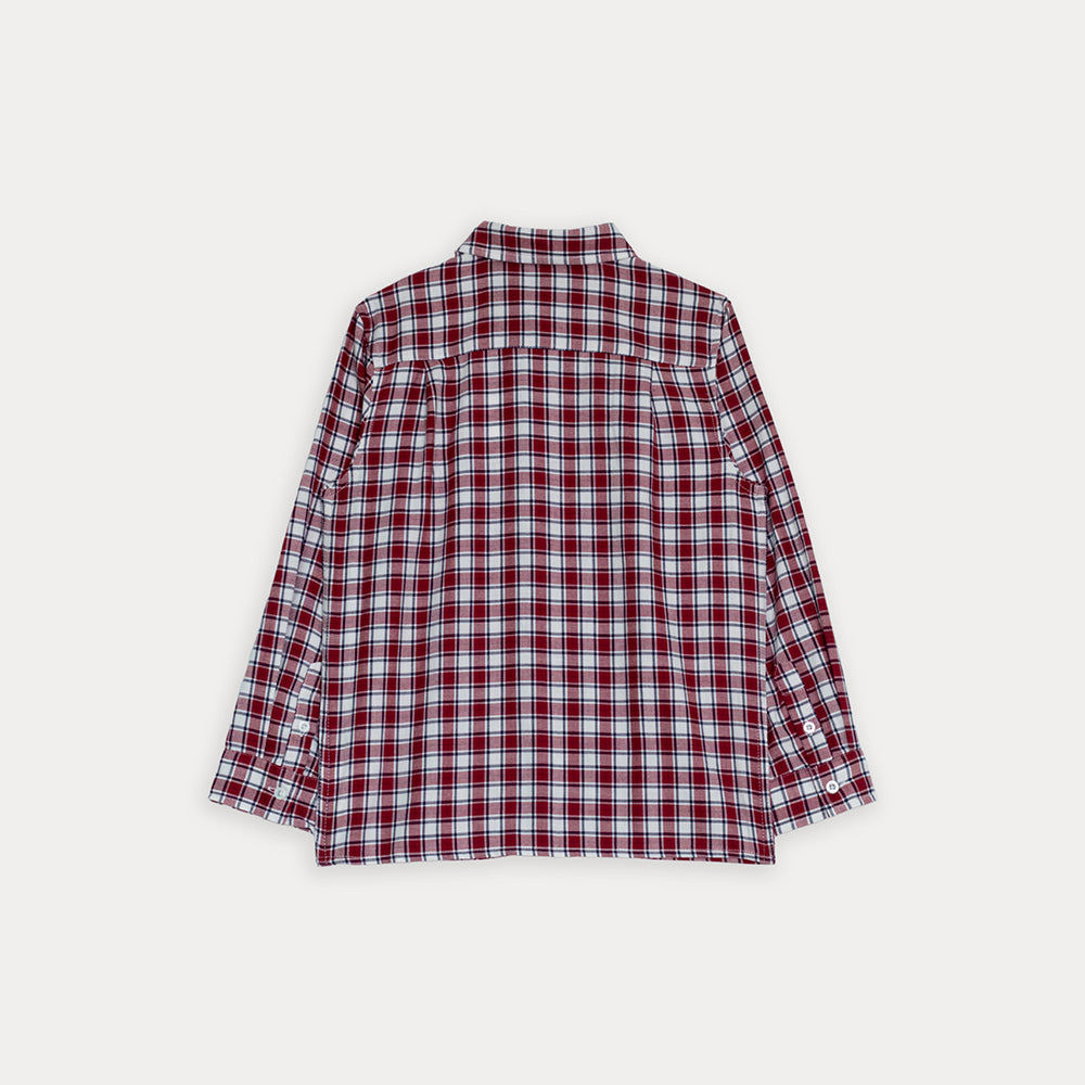 Camisa M/L Rojo Navidad