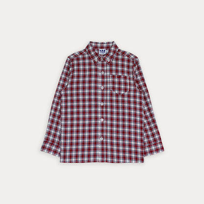 Camisa M/L Rojo Navidad