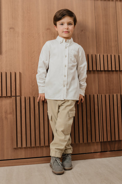 Pantalon Cargo Verde