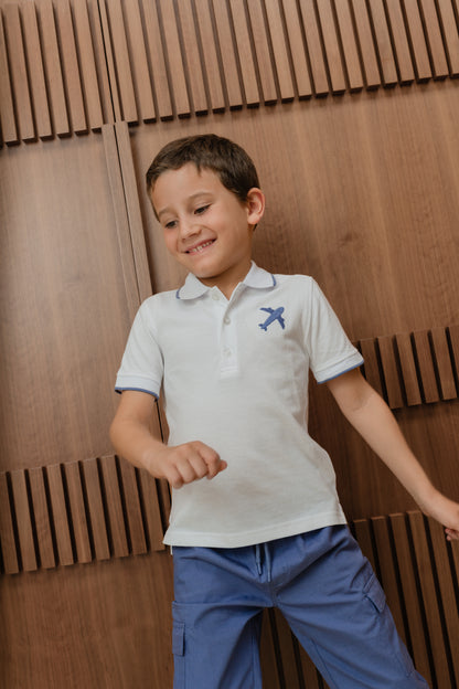 Pantalón Cargo Azul