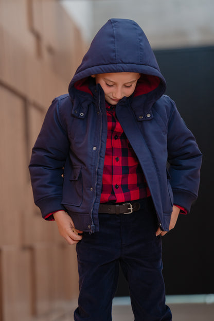 Camisa M/L Rojo Navidad