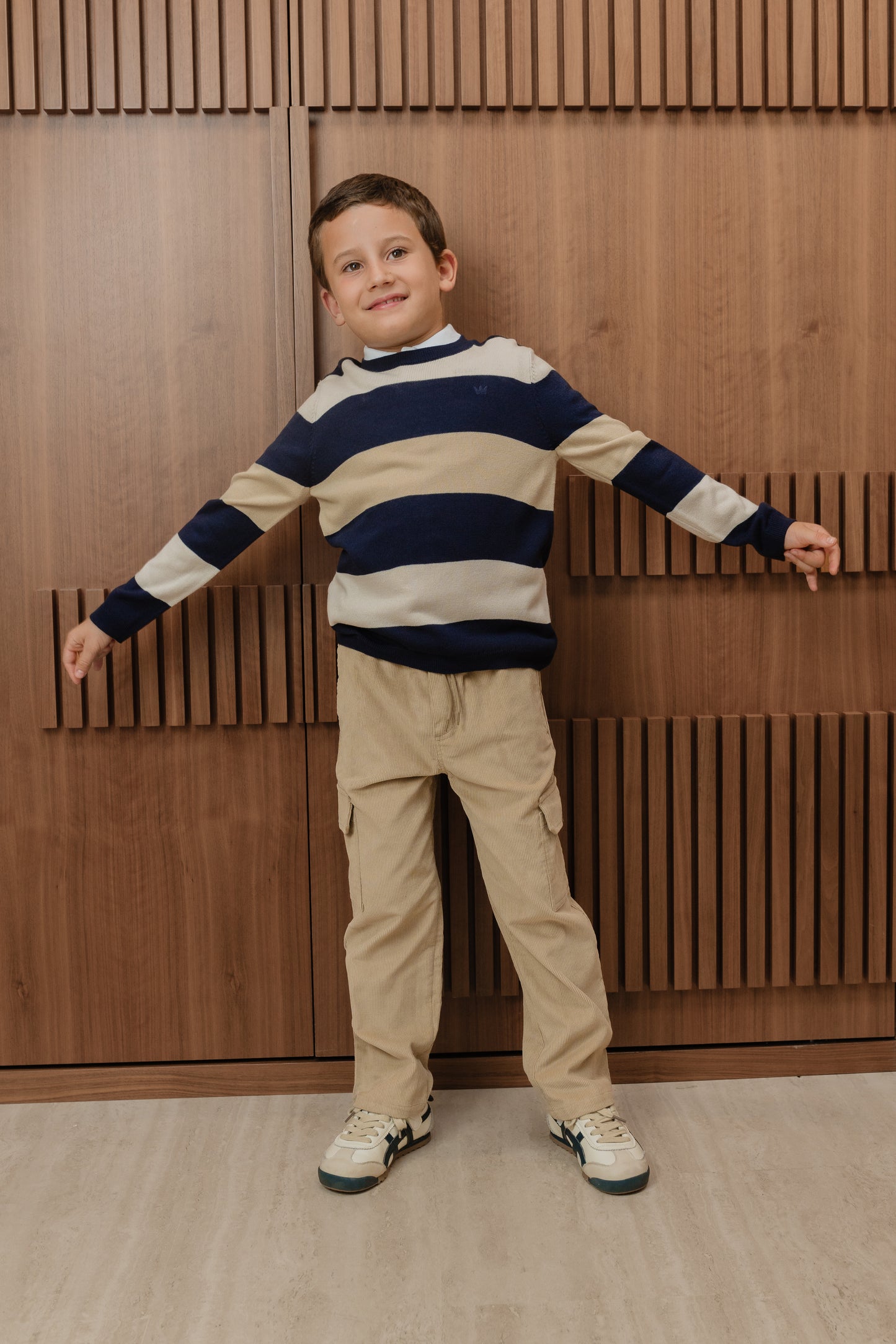 Pantalon Cargo Beige